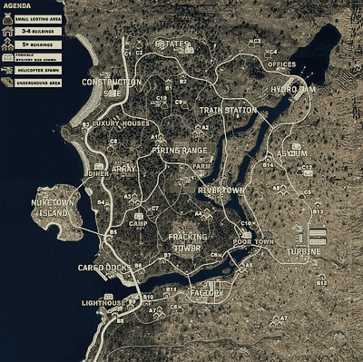 Blackout map.