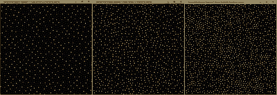 This is how the "max-spacing" style looked at 20, 40, and 60% constant density in a tile.